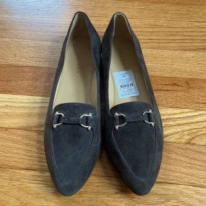 Talbots flats/drivers - color is deep olive